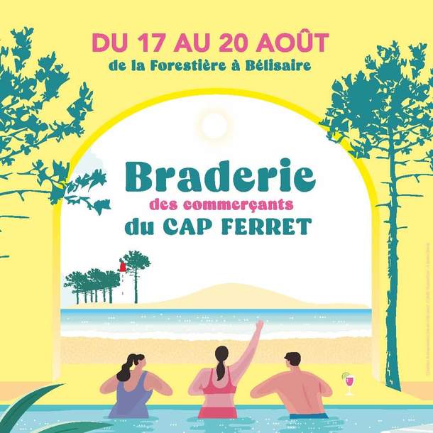 Braderie des commerçants au Cap Ferret